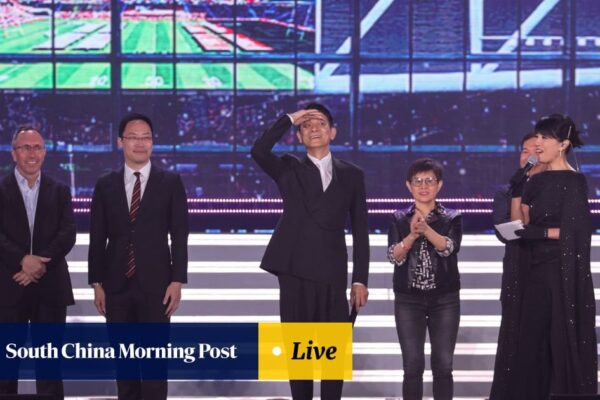 Live – Surprise appearance: hero’s welcome for Kai Tak ‘boy’ Andy Lau at Hong Kong sports park