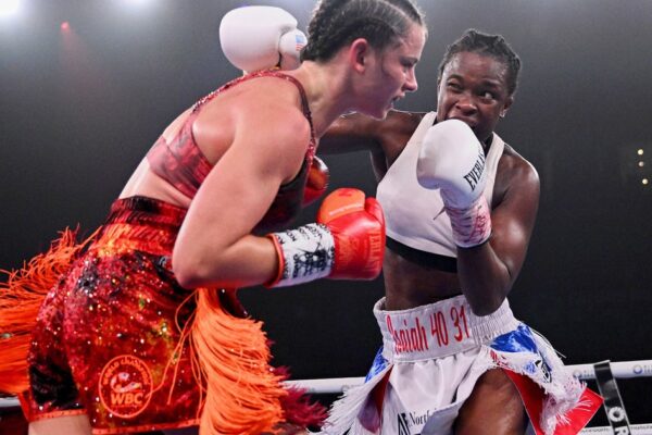 Tiara Brown, a 36-year-old former Florida police officer, upsets Australian Skye Nicolson to win WBC featherweight title