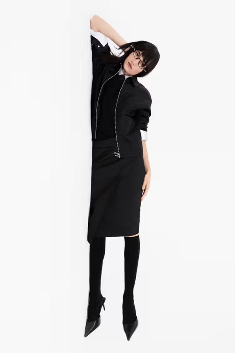 Stealthy Modern Monochromatic Fashion : black tag collection