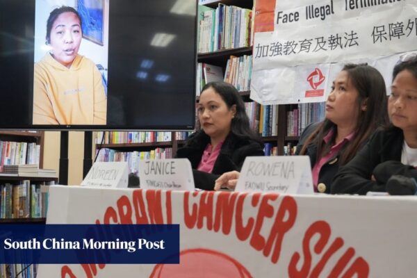 About 60 domestic helpers in Hong Kong fired over critical illness since 2020: NGOs