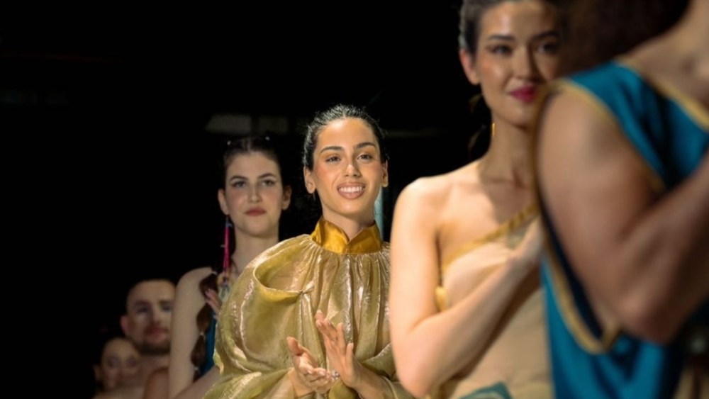 Looks from Jason Baerg's fashion show.
