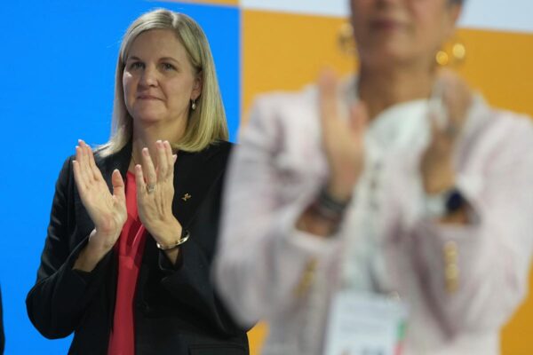 After historic Olympic election comes leadership issues for IOC president Kirsty Coventry Yahoo news home