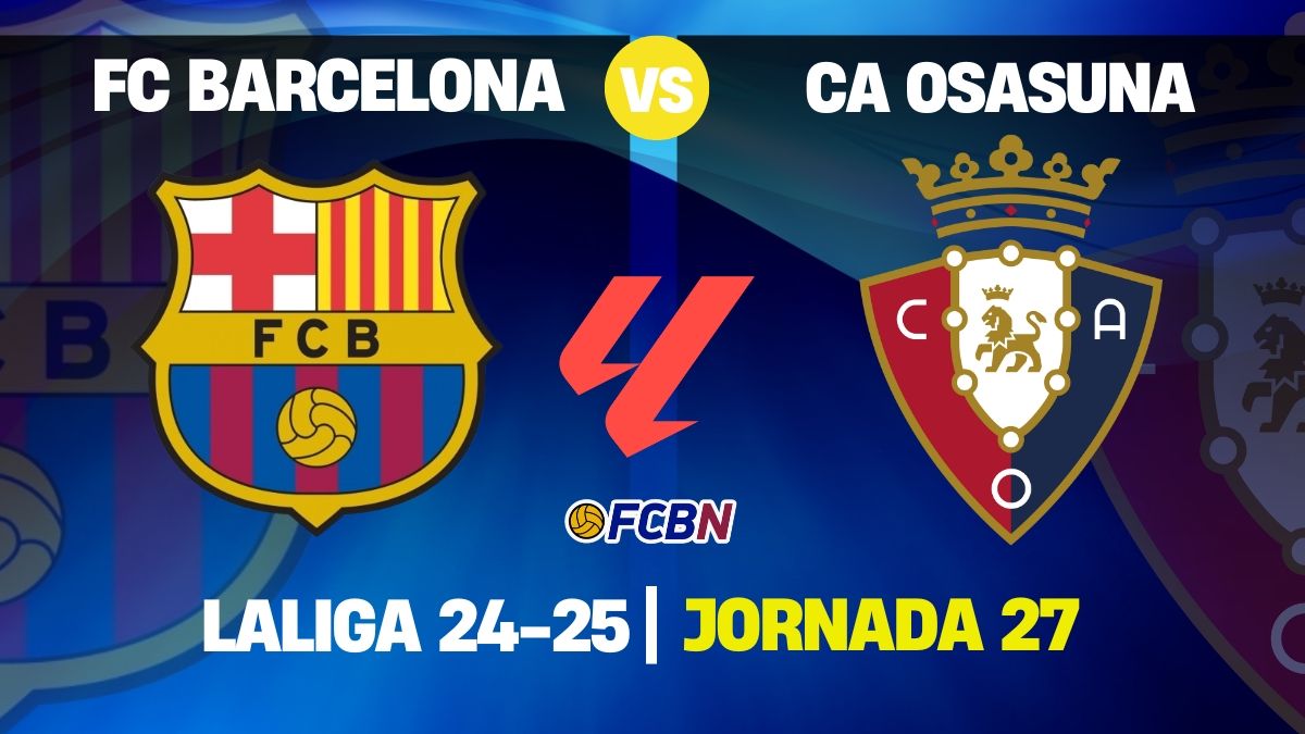Entradas FC Barcelona vs Osasuna La Liga 2024 25