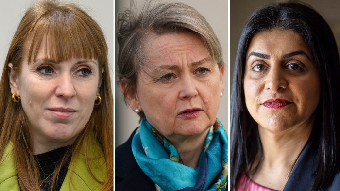 Angela Rayner, Yvette Cooper and Shabana Mahmood