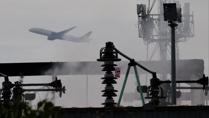 Why was Heathrow airport slow to resume operations after substation fire?