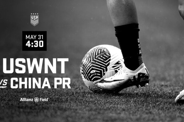 U.S. Women’s National Team to Host China PR at Allianz Field on May 31