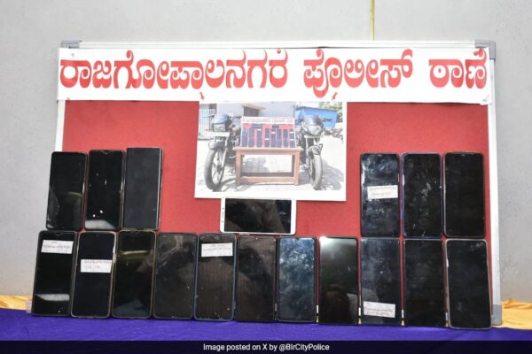 Karnataka Police Seize Mobile Phones, Two-Wheelers Worth Rs 5 Lakh In Robbery Bust