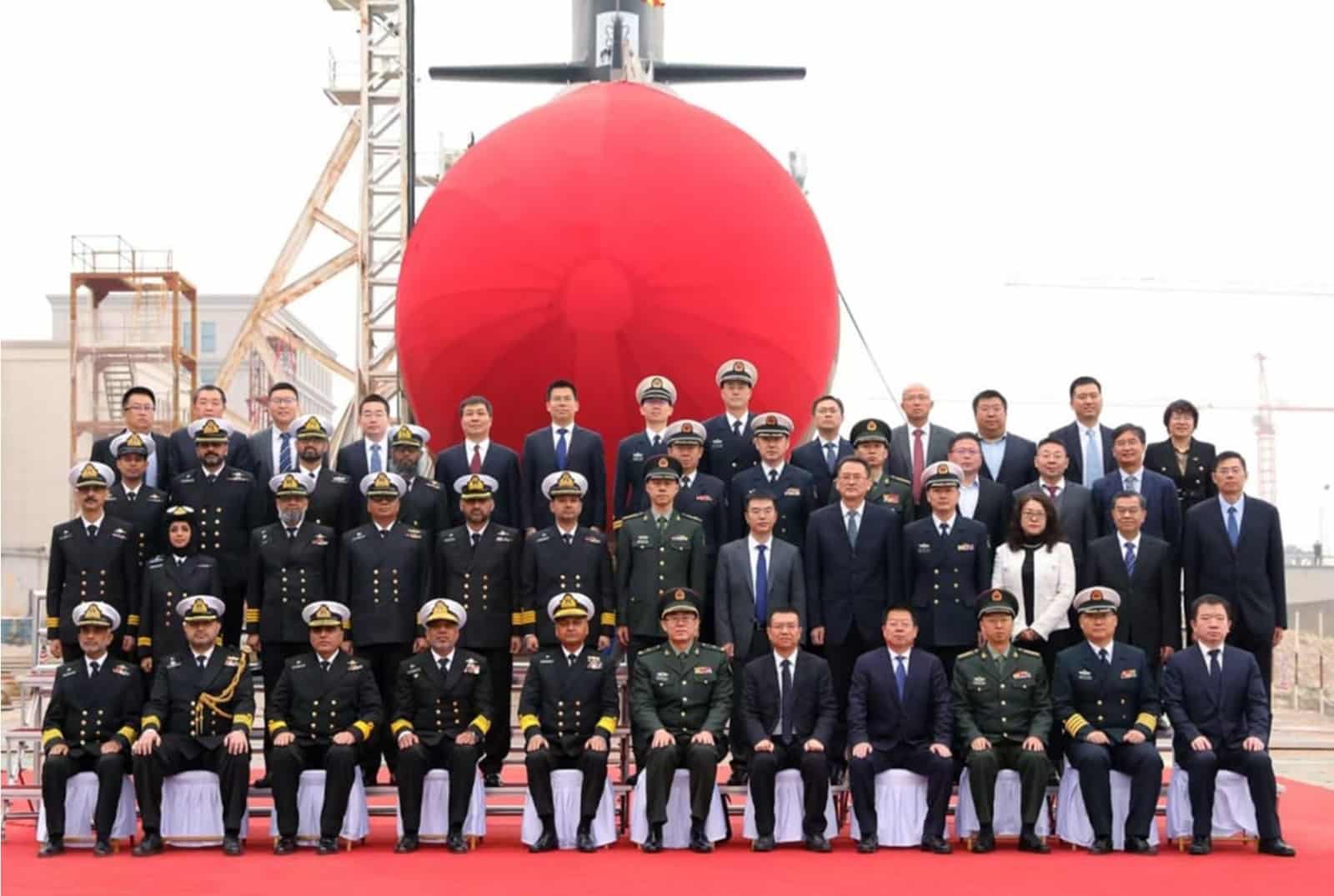 Pakistan Navy launched Second Hangor-class submarine in China