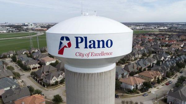 Plano water tower. (Spectrum News/FILE)