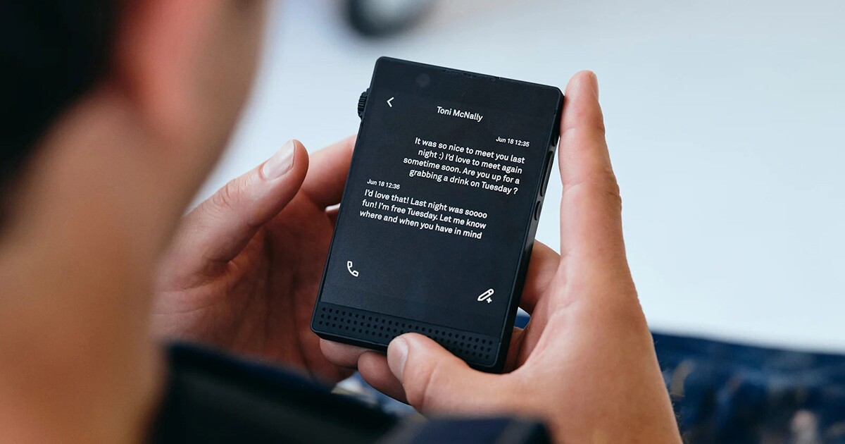 Anti-distraction Light Phone III brings a monochrome screen and camera