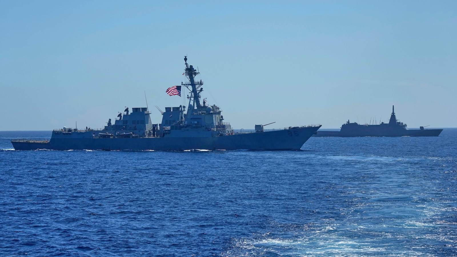 US, Japan, Philippines stage navy drills in disputed South China Sea