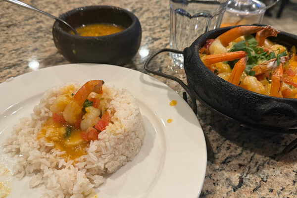 Brazilian seafood and apps at Muqueca