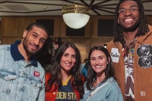 Golden State Warriors fan takes NBA fashion world by storm