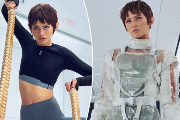 Zendaya debuts pixie haircut for space-themed fashion campaign