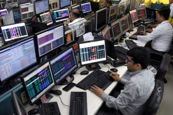 File photo of stock market brokers