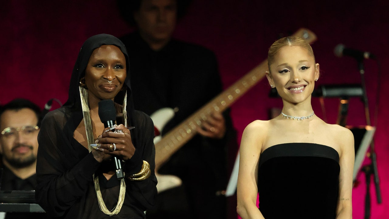 Ariana Grande and Cynthia Erivo Mourn the Wicked in Funereal Fashions