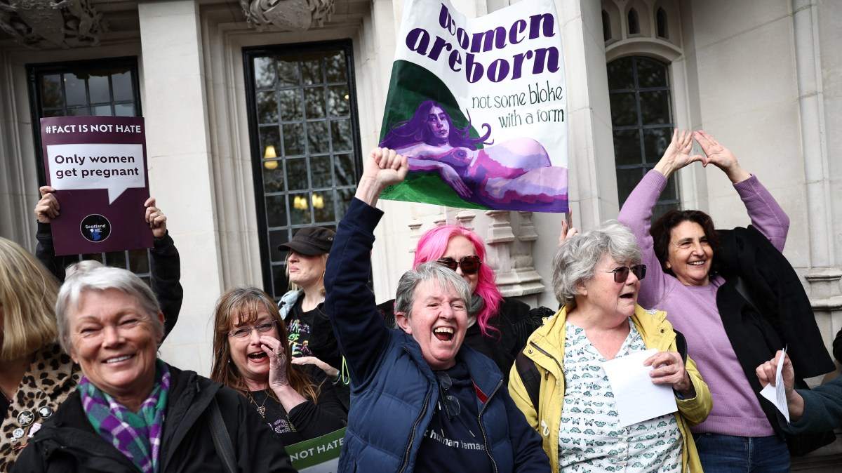 trans women are not legally women, judges rule