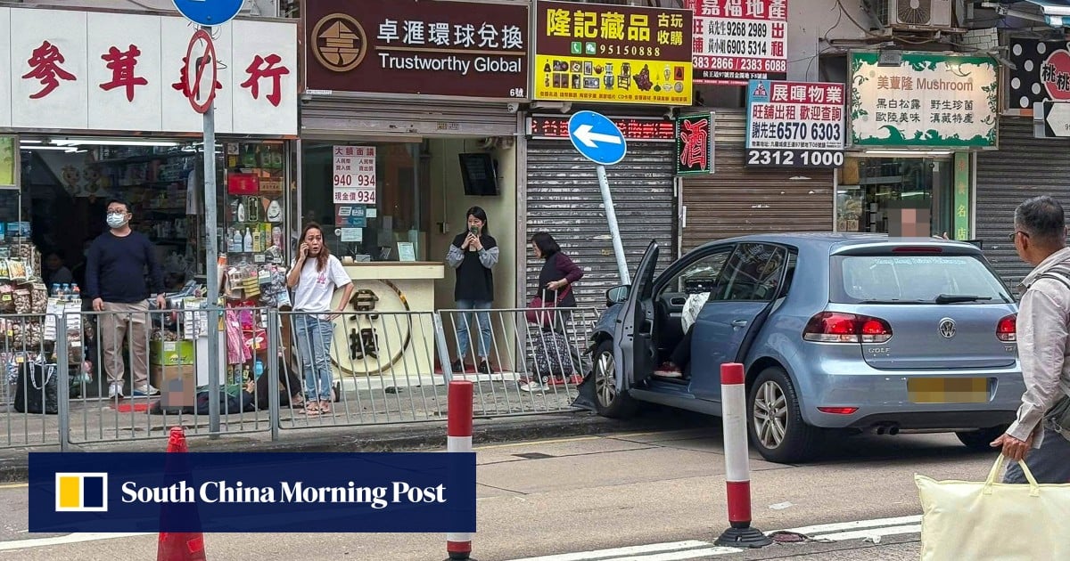 1 injured in Hong Kong when driver, 84, hits accelerator by accident