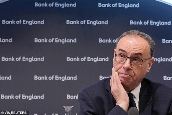 Interest rates could now be cut FOUR times this year as Trump’s trade war hits growth Bank of England Governor Andrew Bailey has warned tariffs will have a ‘substantial’ impact on the UK and global economies