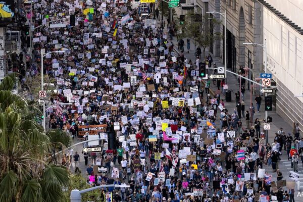 Thousands Protest Against Donald Trump Across US