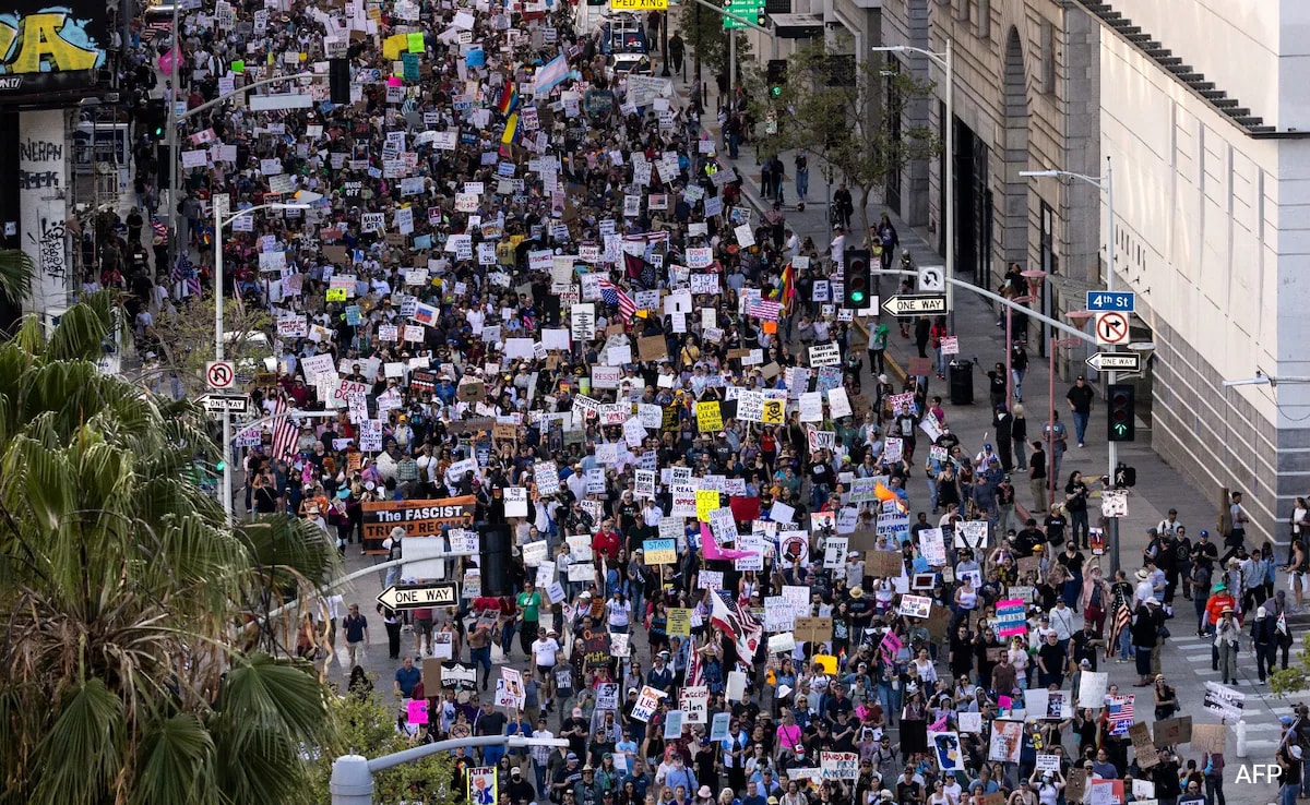 Thousands Protest Against Donald Trump Across US