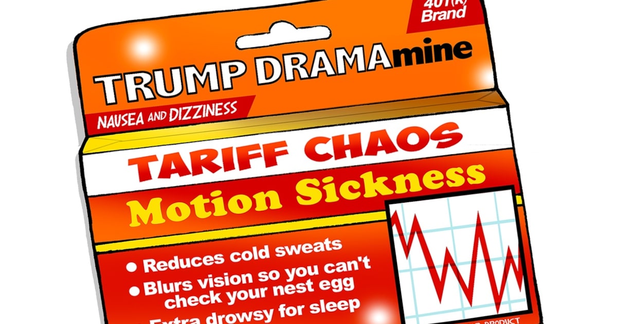 Editorial cartoon: Tariff chaos