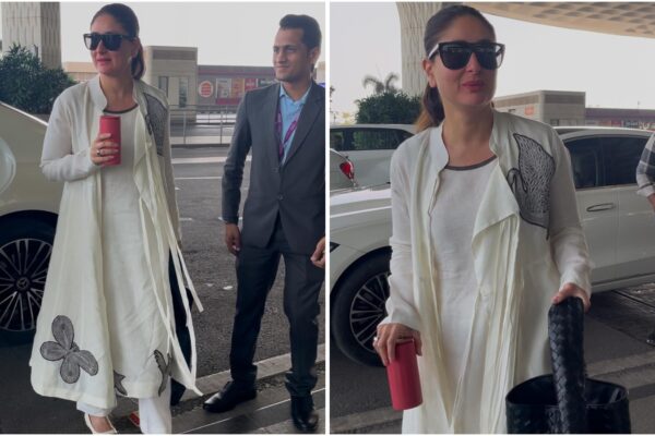 Kareena Kapoor stuns in simple white anarkali kurta set in new airport look, serves fresh summer fashion inspo. Watch | Fashion Trends Kareena Kapoor stuns in simple white anarkali kurta set in new airport look, serves fresh summer fashion inspo. Watch | Fashion Trends