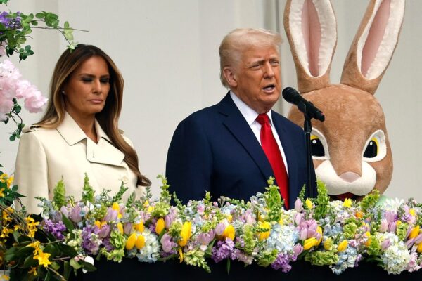 Trumps host White House Easter Egg Roll with corporate sponsorships