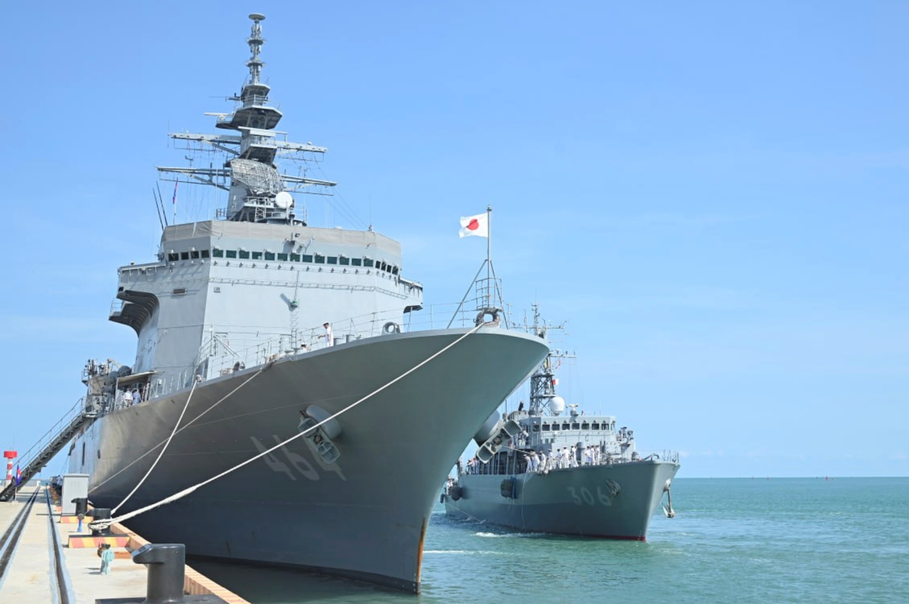 Japanese Navy Visits Cambodia