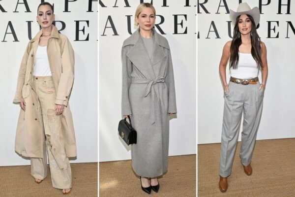 Inside the Ralph Lauren fall 2025 fashion show: Anne Hathaway, more celebrities