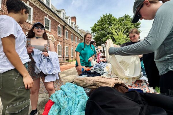 Clothing swap at UD champions sustainable fashion Clothing swap at UD champions sustainable fashion