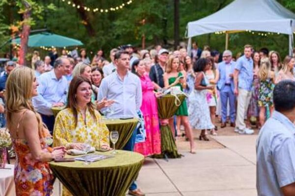 Umlauf Garden Party fills museum with colorful fashion