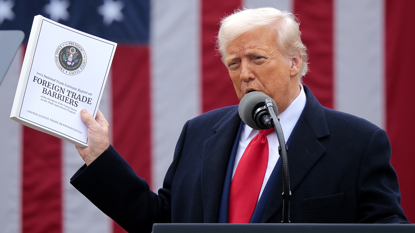 IMF says global economy will be hit hard by Trump's tariffs : NPR