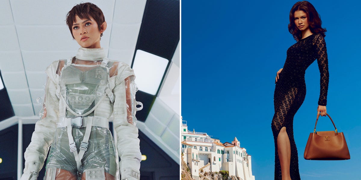Zendaya Stars in Fantastical Campaigns for On and Louis Vuitton