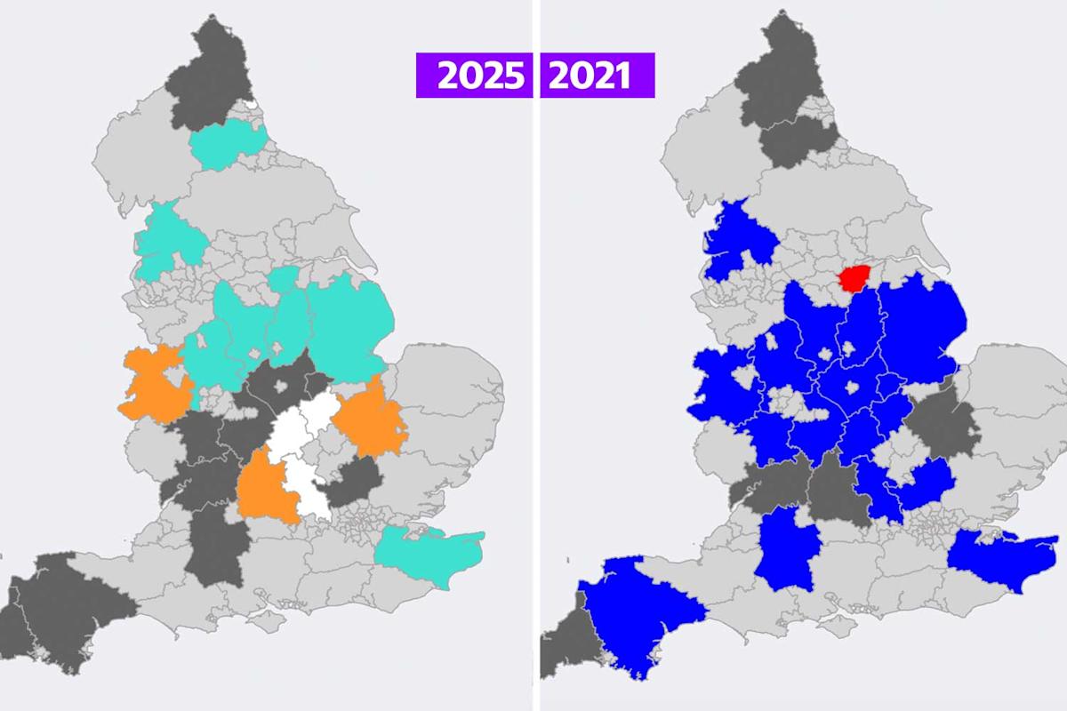 Who won the local elections near me? Map shows full results after Reform surge