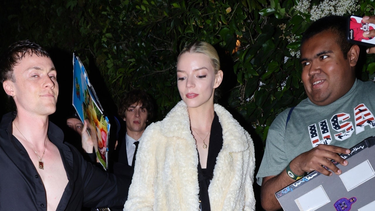 Here’s How to Wear a Shearling Coat for Spring, According to Anya Taylor-Joy