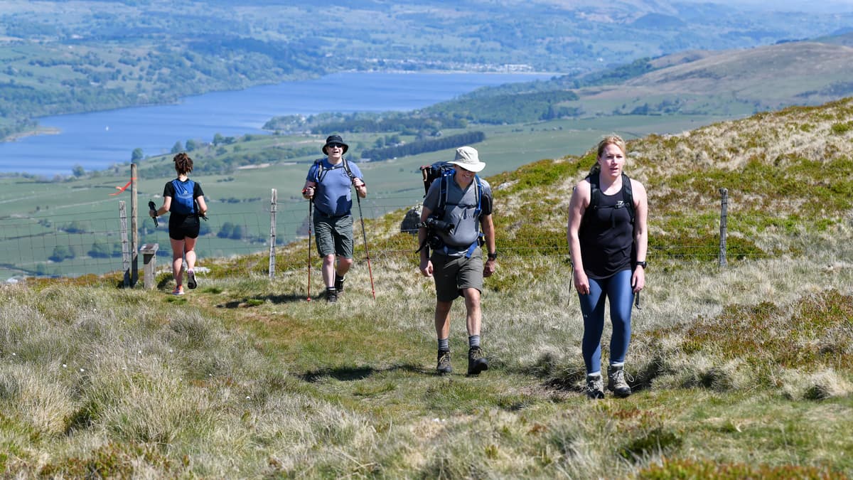 Bala charity walk raises £3,000 for local causes