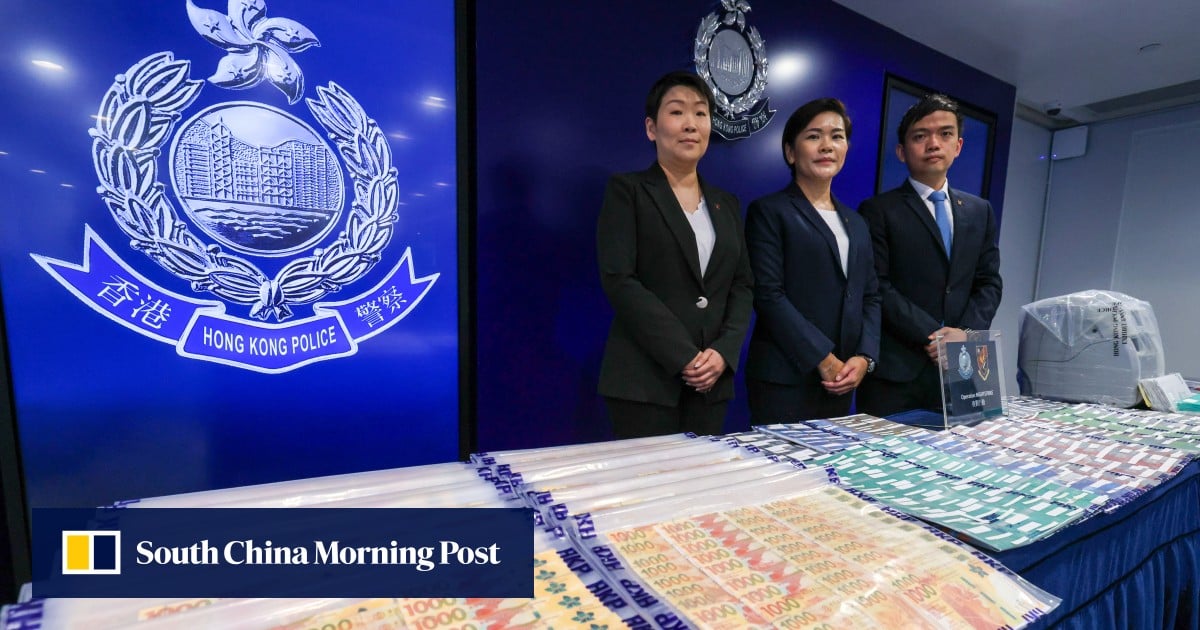 Hong Kong police smash cross-border syndicate that laundered HK$118 million