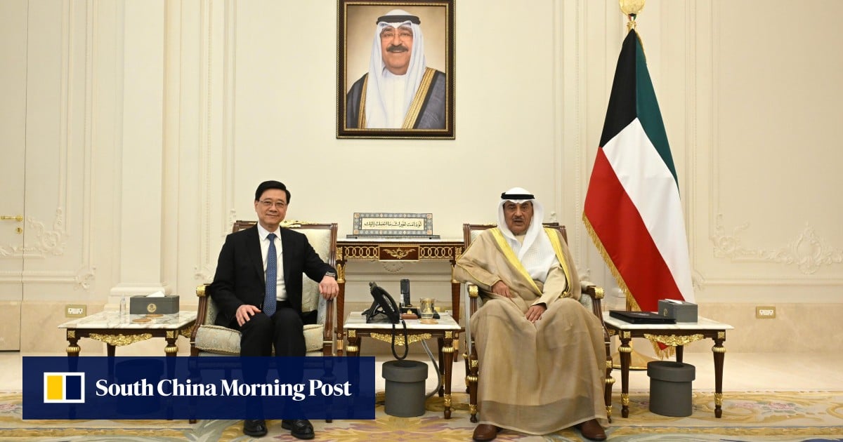 Hong Kong leader John Lee begins trade and investment push in Kuwait