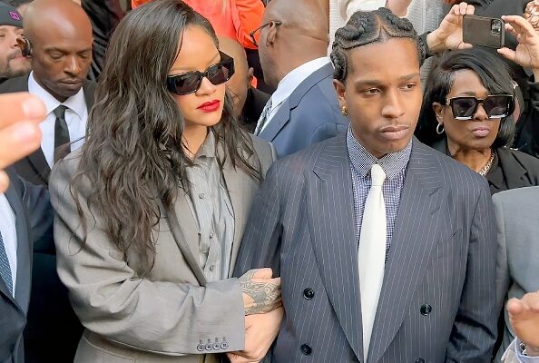 Rihanna, A$AP Rocky, Usher Start a Fashion Trend Before The Met Gala LOS ANGELES, CA - FEBRUARY 18: Rihanna and A$AP Rocky are seen leaving court on February 18, 2025 in Los Angeles, California. (Photo by MEGA/GC Images)