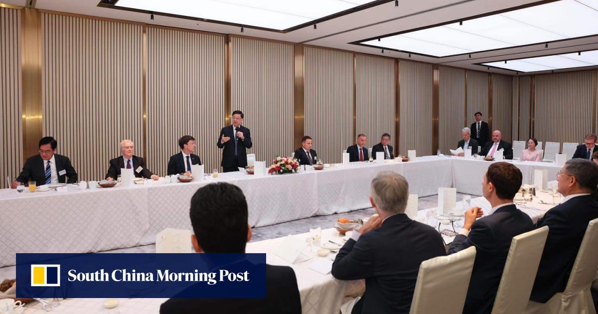 Hong Kong’s John Lee seeks closer ties in meeting with EU officials
