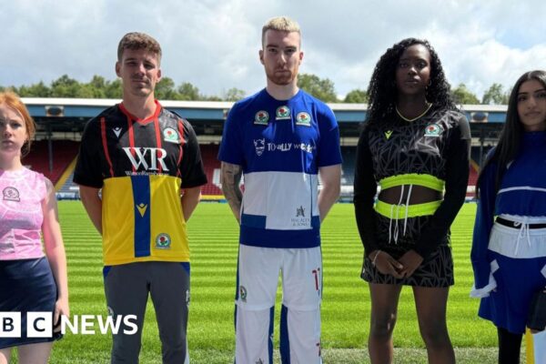 Textile students turn old Blackburn Rovers kits into fashion