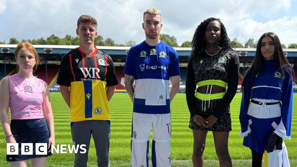 Textile students turn old Blackburn Rovers kits into fashion