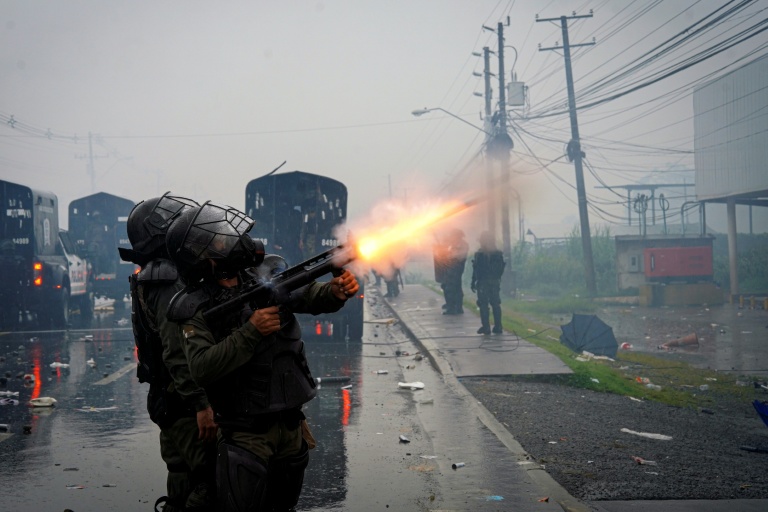 Anti-government protests have impacted the major banana-producing region of Bocas del Toro (ASBEL LLORENT)