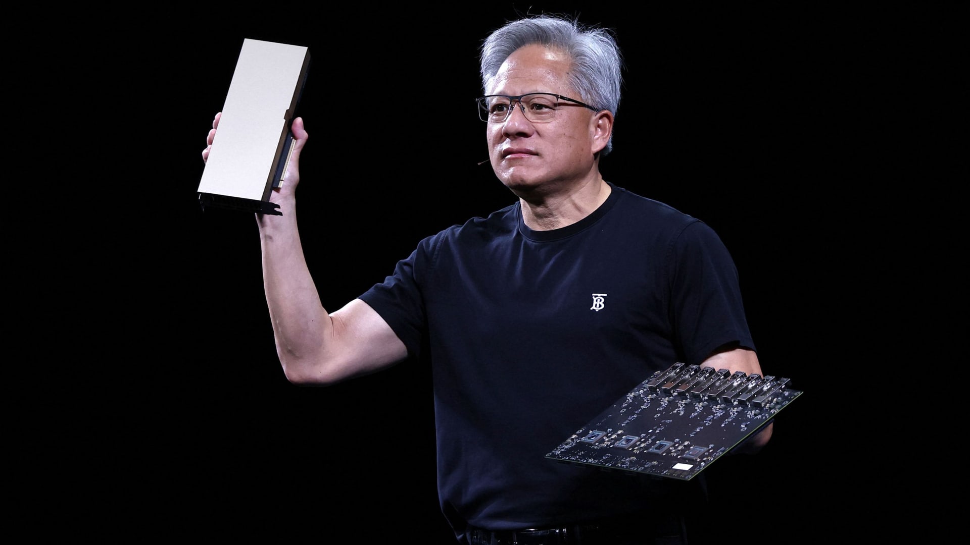Nvidia shares head for record close, Wall Street shrugs off China