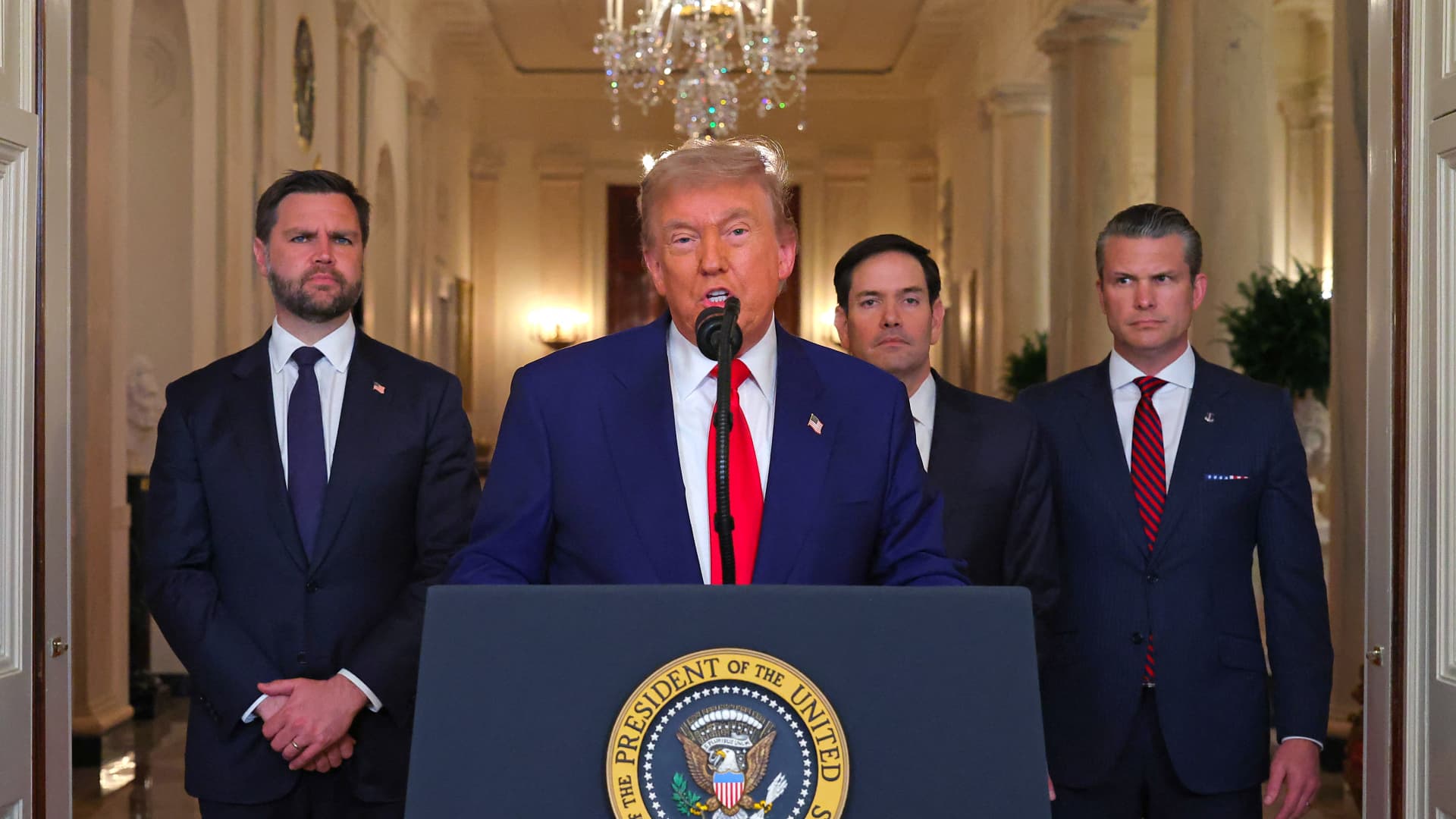 Donald Trump calls 'obliteration' an accurate description of damage to Iran's nuclear facilities