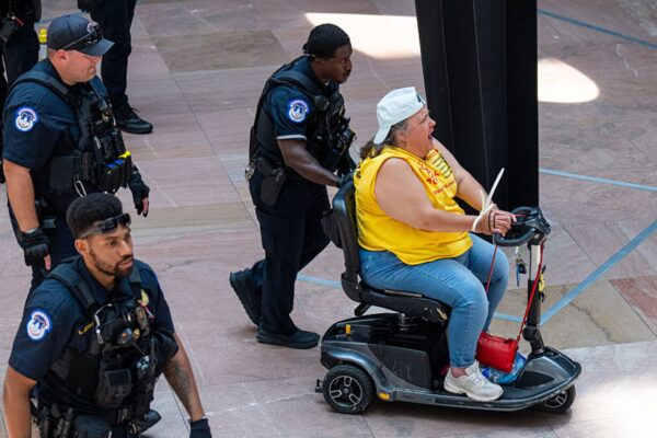Capitol Hill arrest dozens protesting Medicaid cuts