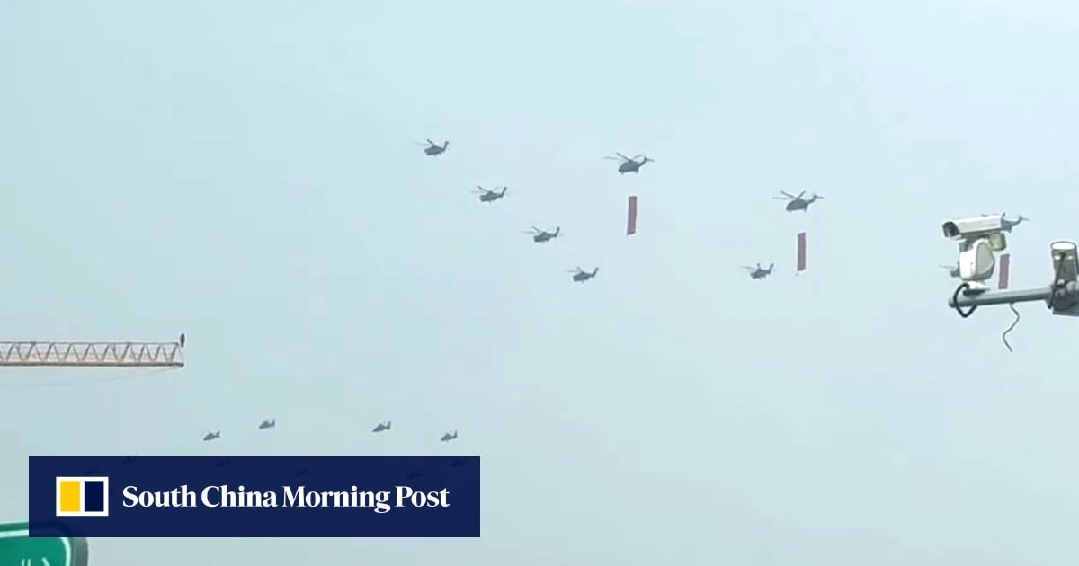 Social media videos of ‘PLA jet rehearsals’ heighten buzz over China’s Victory Day parade