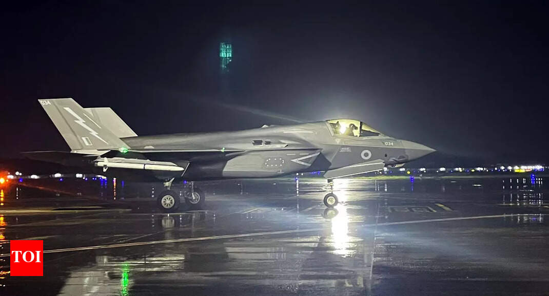 IAF confirms emergency landing of UK’s F-35B fighter at Thiruvananthapuram airport, offers full support | India News