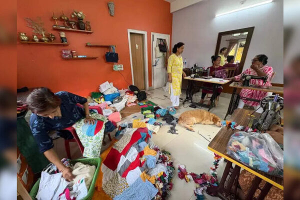 Geeta Nagar women stitching a greener future with discarded clothes | Guwahati News Geeta Nagar women stitching a greener future with discarded clothes | Guwahati News